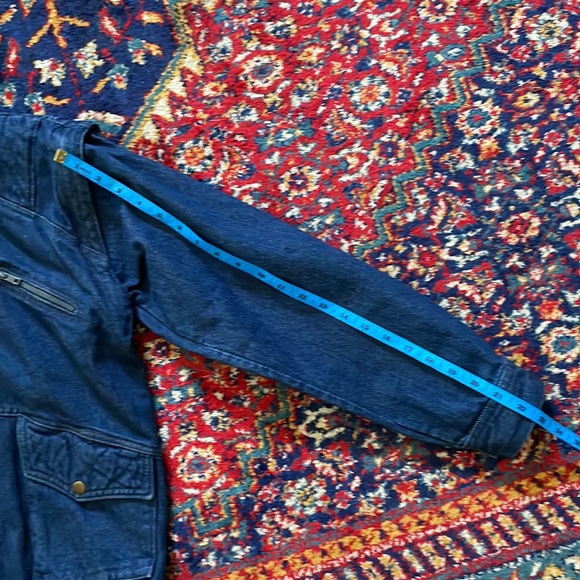 Sz 46 Jeep Fashion jean jacket with zippered removable sleeves - Picture 10 of 12
